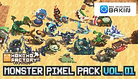 RPG Developer Bakin Mokemo Factory MONSTER PIXEL PACK Vol.1