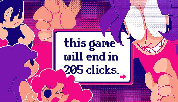 Buy this game will end in 205 clicks.