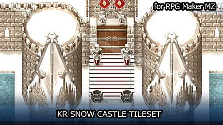 RPG Maker MZ - KR Snow Castle Tileset DLC