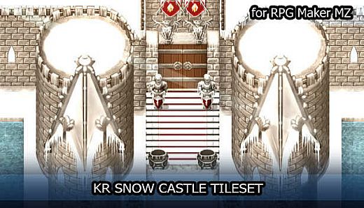 RPG Maker MZ - KR Snow Castle Tileset