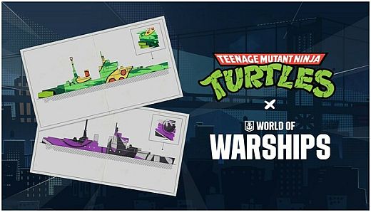 World of Warships x Wojownicze Żółwie Ninja — Pakiet frakcyjnych stałych kamuflaży