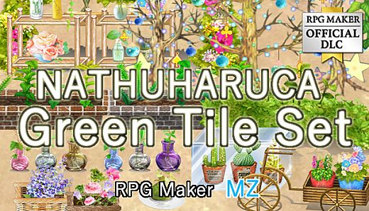 RPG Maker MZ - NATHUHARUCA Green Tilesets