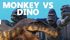 Monkey vs Dino