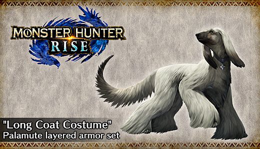 MONSTER HUNTER RISE - "Long Coat Costume" Palamute layered armor set