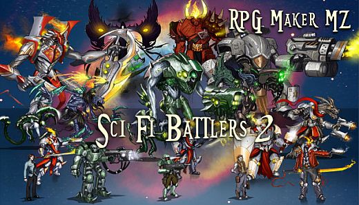 RPG Maker MZ - Sci-Fi Battlers 2