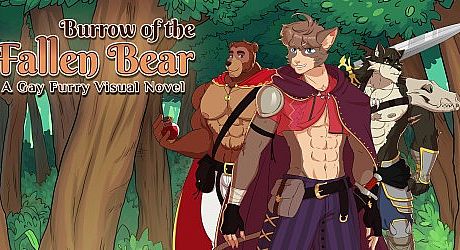 Burrow of the Fallen Bear: A Gay Furry Visual Novel Game