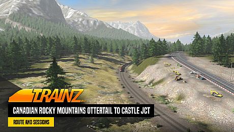 Trainz Plus DLC - Canadian Rocky Mountains Ottertail to Castle Jct DLC