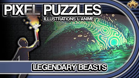 Pixel Puzzles Illustrations & Anime - Jigsaw Pack: Legendary Beasts DLC