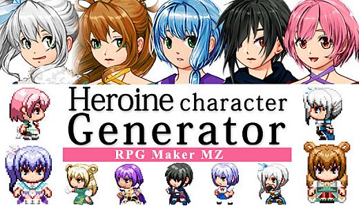 RPG Maker MZ - Heroine Character Generator for MZ