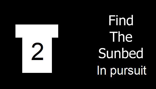 Find The Sunbed - In pursuit DLC