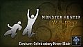 Monster Hunter Wilds - Gesture: Celebratory Knee Slide