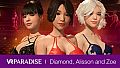 VR Paradise - Strippers Pack : Diamond, Alisson and Zoe
