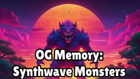 OG Memory: Synthwave Monsters Game