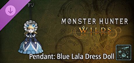 Monster Hunter Wilds - Pendant: Blue Lala Dress Doll DLC