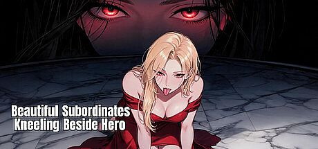 Beautiful Subordinates Kneeling Beside Hero Game