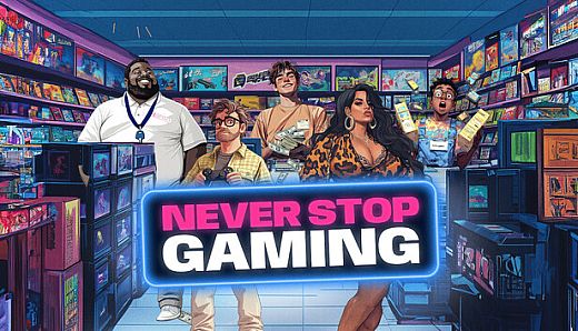 Never Stop Gaming - An EPIC Video Game Store Simulation
