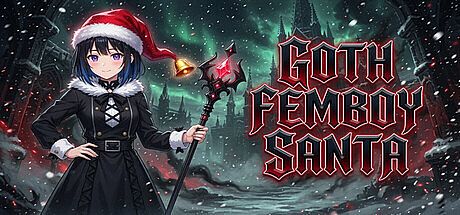 Goth Femboy Santa