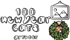 100 New Year Cats - Artbook