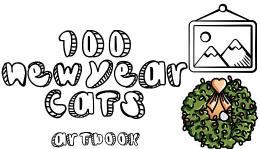 100 New Year Cats - Artbook