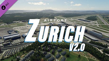 X-Plane 12 Add-on: Aerosoft - Airport Zurich V2.0 DLC