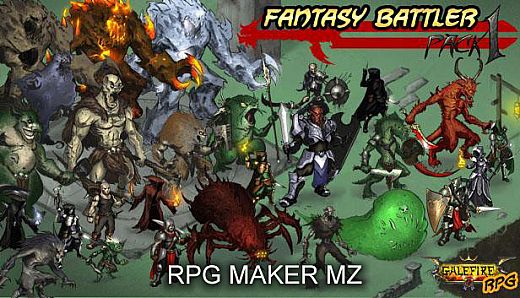 RPG Maker MZ - Fantasy Battler Pack 1