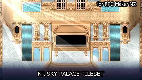 RPG Maker MZ - KR Sky Palace Tileset DLC