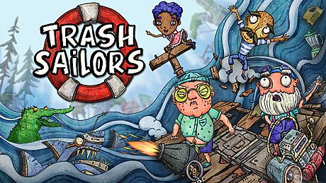 Trash Sailors: Co-Op Trash Raft Simulator Game
