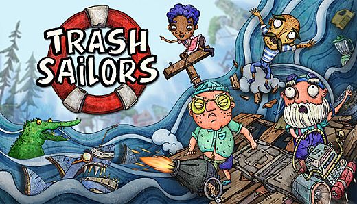 Trash Sailors: Co-Op Trash Raft Simulator