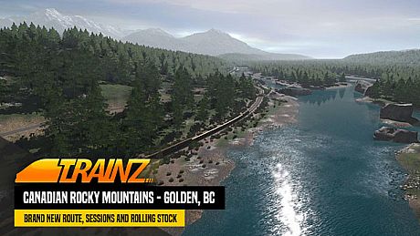 Trainz 2022 DLC - Canadian Rocky Mountains - Golden, BC DLC