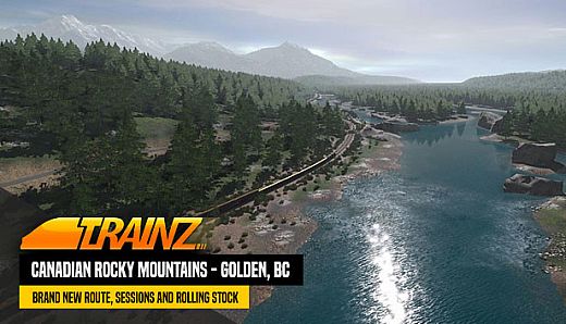 Trainz 2022 DLC - Canadian Rocky Mountains - Golden, BC