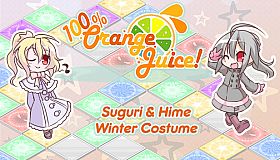 100% Orange Juice - Suguri & Hime Winter Costumes