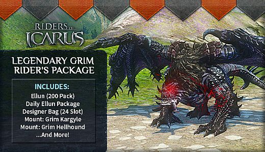 Riders of Icarus: Legendary Grim Rider's Package