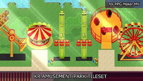 RPG Maker MV - KR Amusement Park Tileset DLC