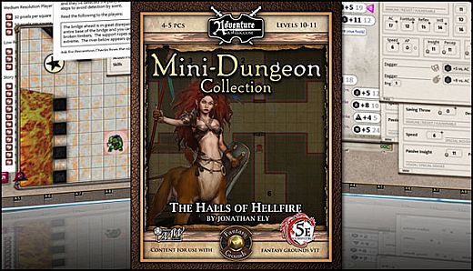 Fantasy Grounds - Mini-Dungeon #016: The Halls of Hellfire (5E)