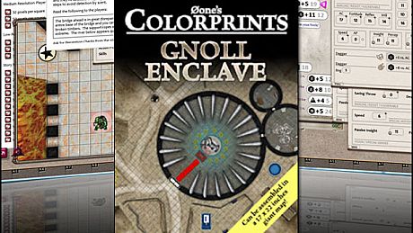 Fantasy Grounds - 0one's Colorprints #8: Gnoll Enclave (Map Pack) DLC