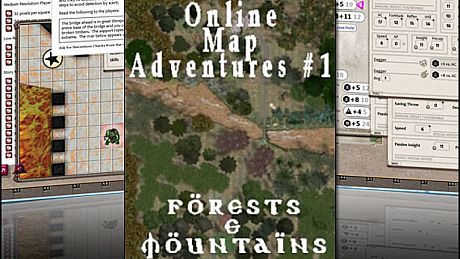 Fantasy Grounds - Map Adventures #1 - Forests & Mountains (Map and Token Pack) DLC