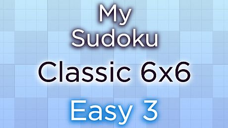 My Sudoku - Classic 6x6 Easy 3 DLC
