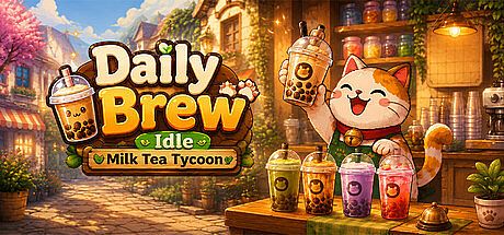 Daily Brew Idle: Milk Tea Tycoon Game