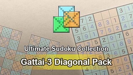 Ultimate Sudoku Collection - Gattai-3 Diagonal Pack DLC