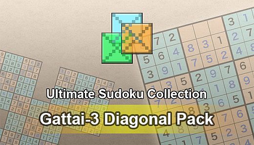 Ultimate Sudoku Collection - Gattai-3 Diagonal Pack