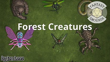 Fantasy Grounds - Jans Token Pack 26 - Forest Creatures DLC