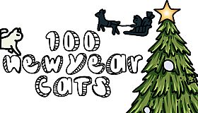 100 New Year Cats