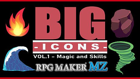RPG Maker MZ - Big Icons Vol 1 - Magic and Skills DLC