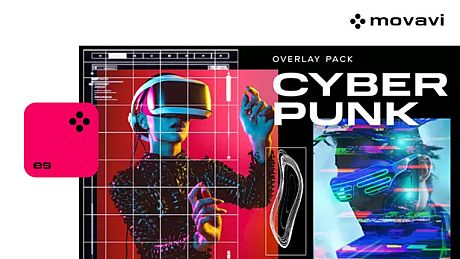 Movavi Video Editor 2025 - Cyberpunk Overlay Pack DLC