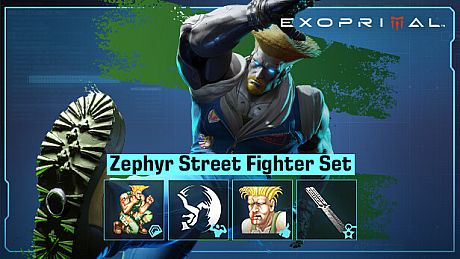 Exoprimal - Zephyr Street Fighter Set DLC