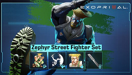 Exoprimal - Zephyr Street Fighter Set