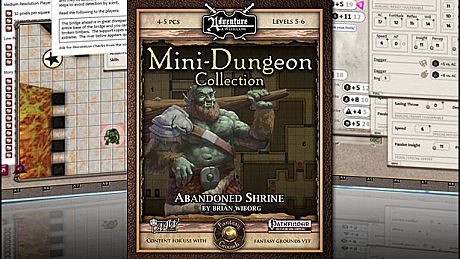 Fantasy Grounds - Mini-Dungeon #006: Abandoned Shrine (PFRPG) DLC