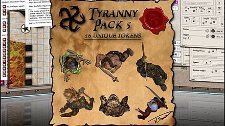 Fantasy Grounds - Ddraig Goch's Tyranny 5 (Token Pack) DLC