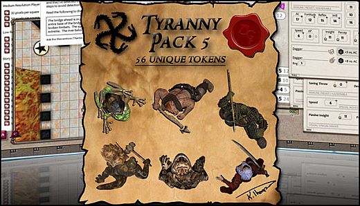 Fantasy Grounds - Ddraig Goch's Tyranny 5 (Token Pack)