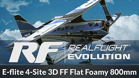 RealFlight Evolution – E-flite 4-Site 3D FF Flat Foamy 800mm DLC
